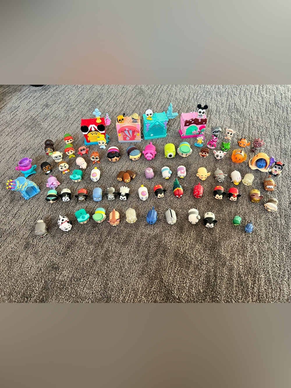 HUGE lot of Disney Psum Psum and Disney Doorables Vinyl Figures